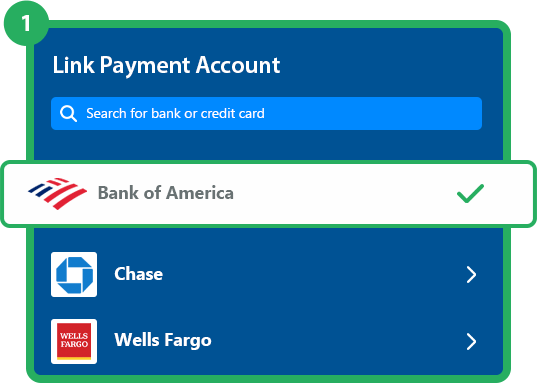 Select Bank Account